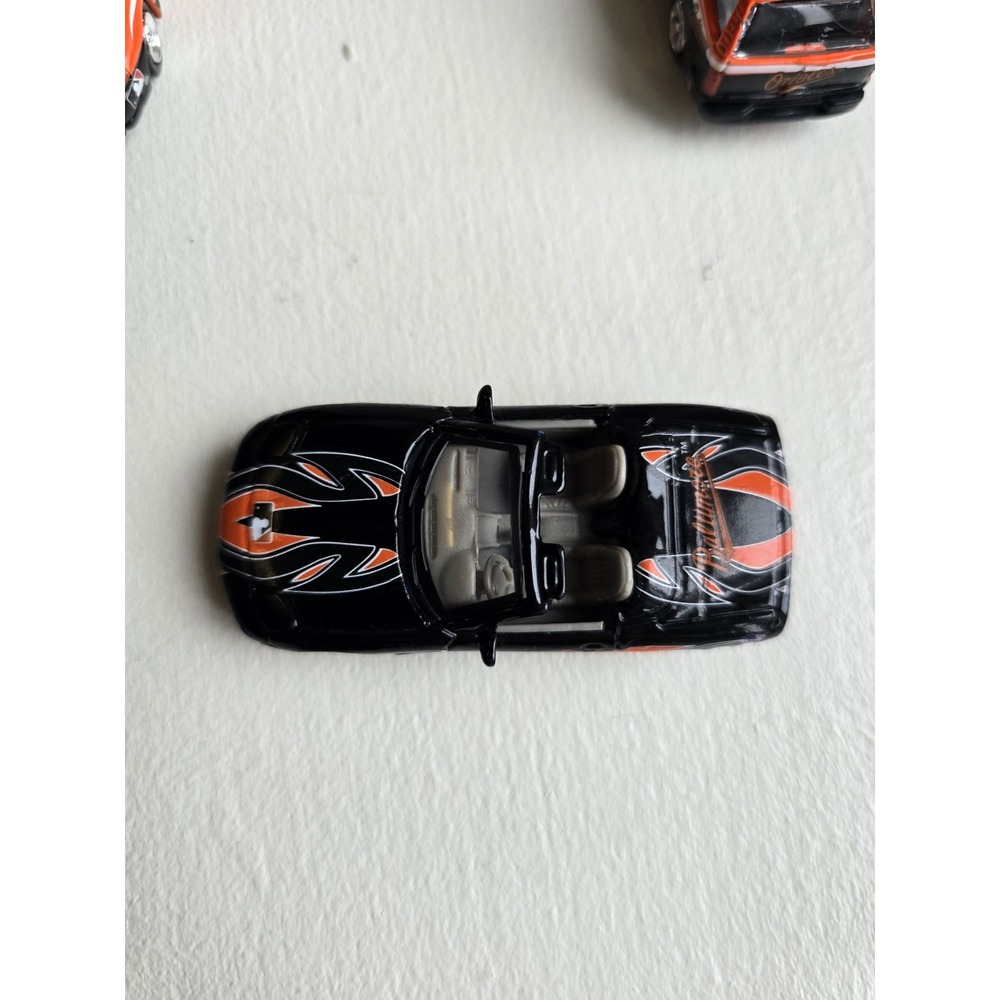 Baltimore Orioles Hot Wheels Cars Set Of 3 Suburban Corvette Porsche MLB Collect - Picture 8 of 12